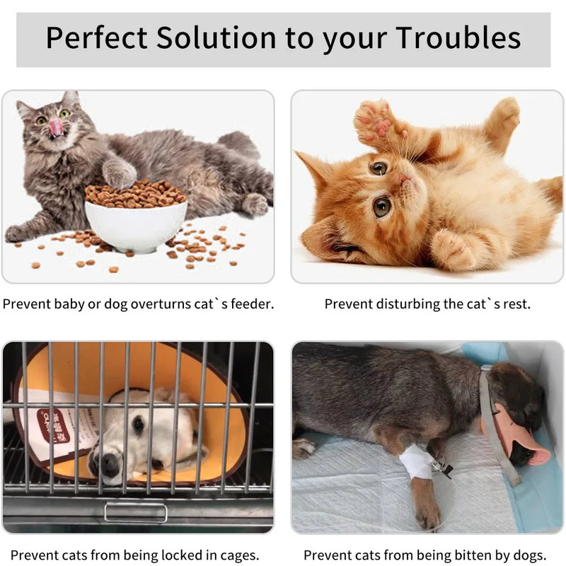 Cat Door Latch Gate Lock Adjustable Plastic Gate Holder