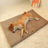 Orthopedic Memory Foam Dog Bed with Removable Washable Faux Fur Cover