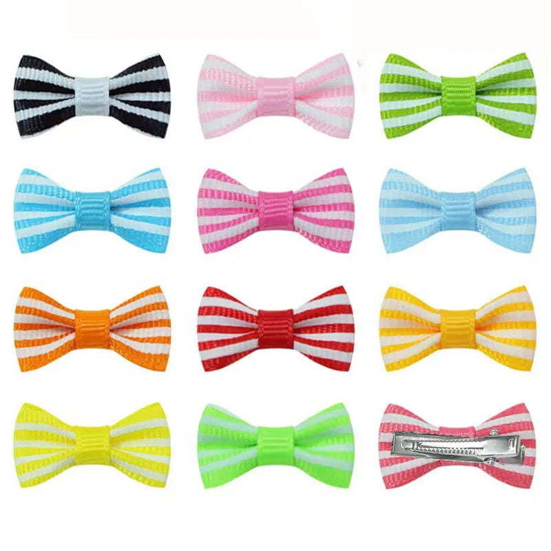 Pet Hair Bow Clips for Dogs and Cats