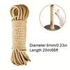 Poteau Grattoir pour Chat en Corde de Sisal Naturel