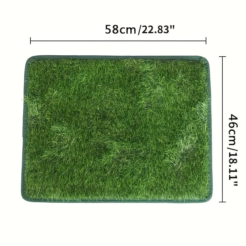 Washable Fake Grass Dog Potty Training Pad