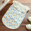 Lace Collar Dog Vest with D-Ring Summer Pet Shirt