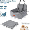 Washable Dog Car Seat with Removable Orthopedic Cushion