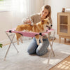 Foldable Pet Grooming Hammock Stand with Breathable Mesh