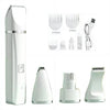 4-in-1 Rechargeable Pet Grooming Kit with Dual-Speed Ceramic Blade