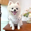 Summer Bow Heart Print Pet Dress for Small Dogs and Cats