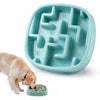 Anti-Gulping Maze Slow Feeder Dog Bowl with Non-Slip Base