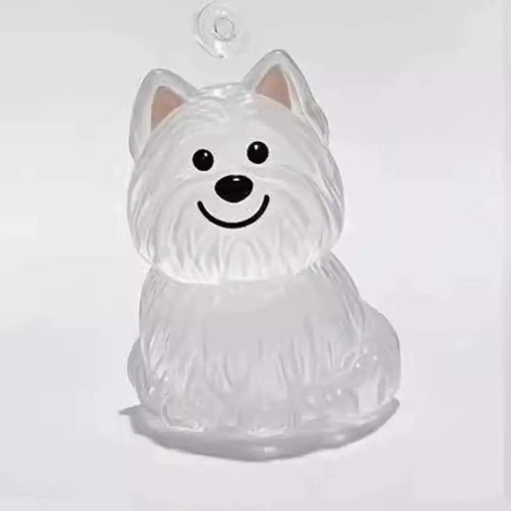 Cartoon Dog Transparent Acrylic Keychain