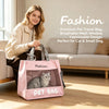 Breathable Head-Out Pet Carrier Tote for Cats and Small Dogs