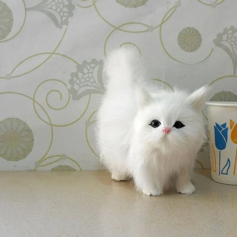 Peluche Chat Réaliste