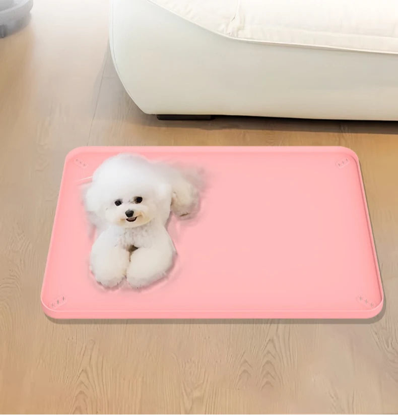 Dog Pad Holder Tray Silicone Pee Pad for Training