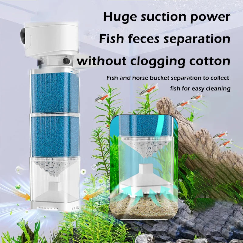 Pompe de filtre submersible pour aquarium