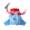 Adjustable Halloween Dog Costume with Foam Knife for Small & Medium Pets