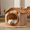 Lit Grotte Pliable pour Animaux avec Housse Lavable
