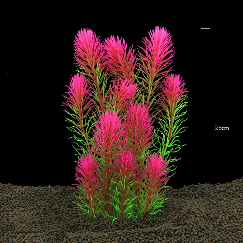 Realistic Artificial Aquarium Plants for Fish Tank Décor