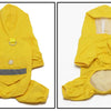 Adjustable Waterproof Dog Raincoat with Reflective Strap