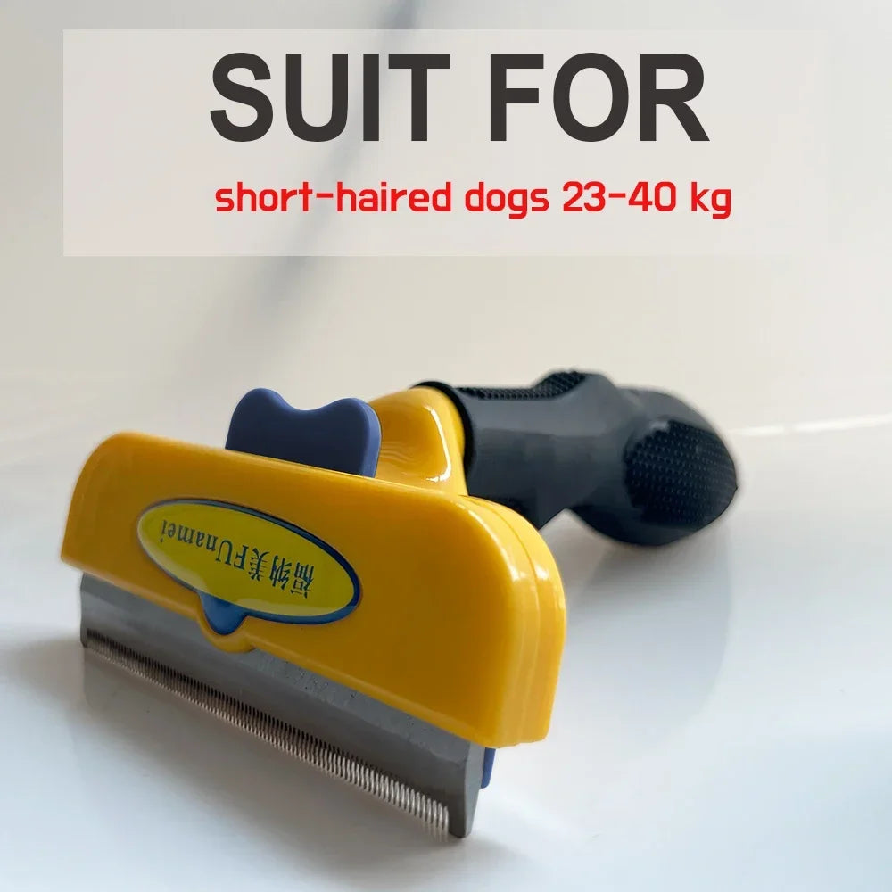 Pet Deshedding Brush for Dogs and Cats – Removes Loose Fur and Tangles