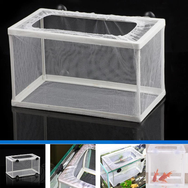 Aquarium Fish Breeding Isolation Box with Suction Cups