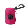 Portable Mesh Dog Waste Bag Dispenser with Carabiner Clip