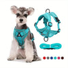 Adjustable No-Pull Dog Harness with Reflective Leash Set