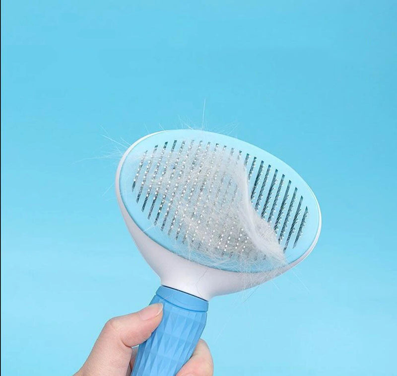 Peigne de toilettage en acier inoxydable pour animaux