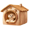 Lit Grotte Chat Peluche Confortable
