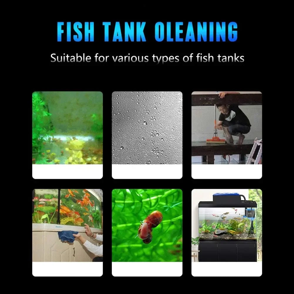Double-Sided Aquarium Cleaning Magnet with Floating Scraper
