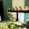 Décoration Aquarium Chat Pêcheur
