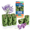Lavender Scented Biodegradable Dog Poop Bags (120 Count)
