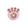 Jouet distributeur interactif rose pour chien et chat avec compartiments de tailles variées pour les friandises.
