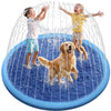 Bassin gonflable rafraîchissant et tapis arroseur pour animaux