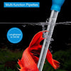 Siphon d'aquarium télescopique