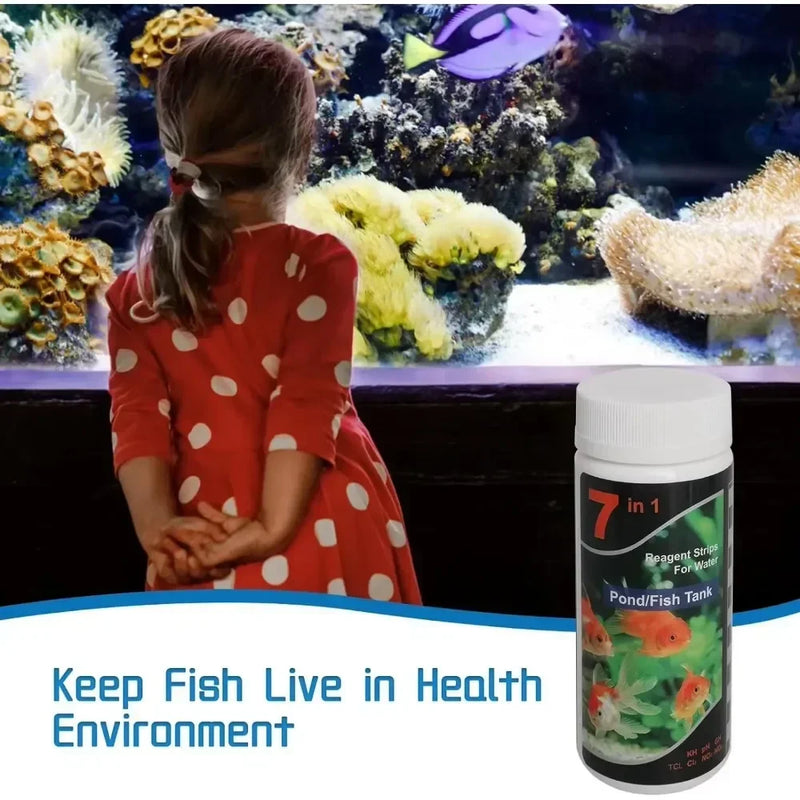 Bandelettes de test d'eau pour aquarium 16 en 1