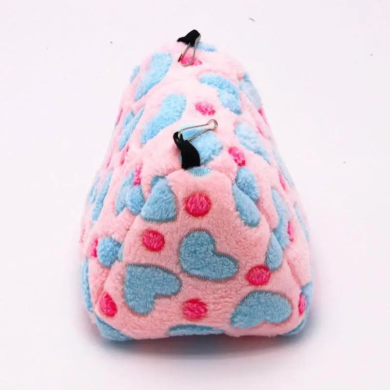 Cozy Plush Pet Nest with Secure Hanging Loop