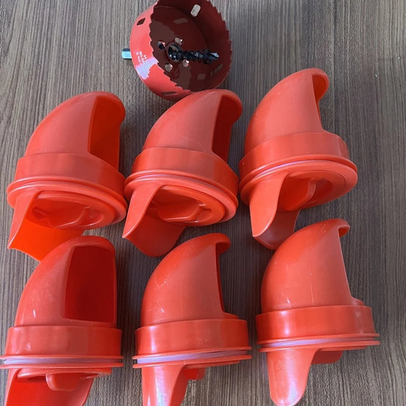 Automatic Gravity Poultry Feeder Kit - Rainproof DIY Port