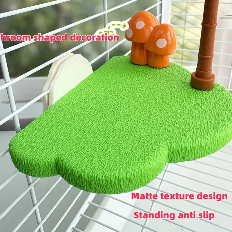 Tropical Bird Play Perch with Swing Balls