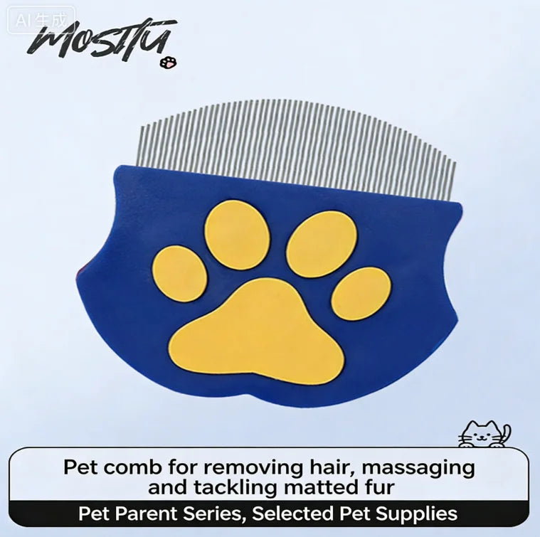 Pet Grooming Comb for Small Dogs and Cats