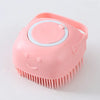 Pet Bathing Massage Brush with Soft Silicone Bristles