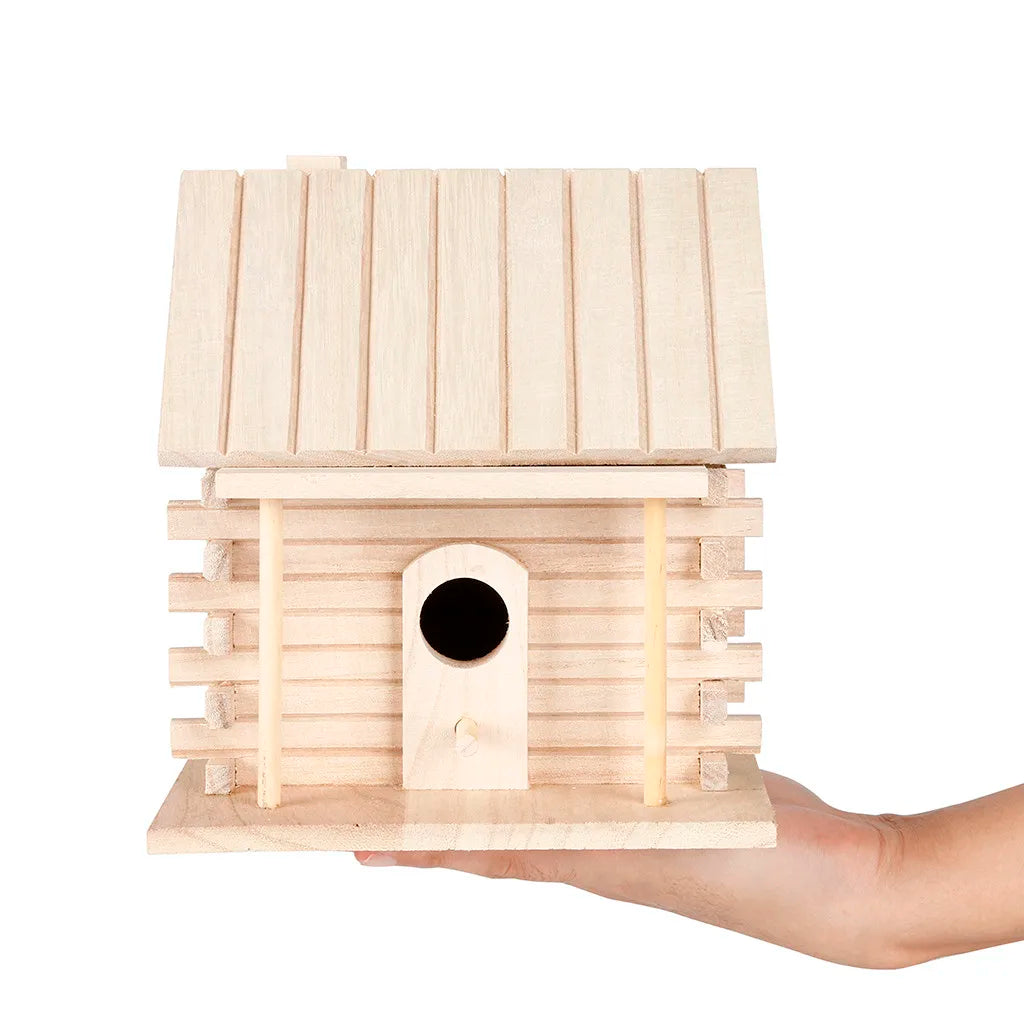 Wooden Hanging Birdhouse for Garden & Patio