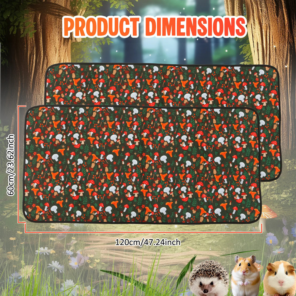 Reusable Waterproof Guinea Pig Cage Liner