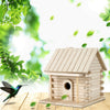 Wooden Hanging Birdhouse for Garden & Patio