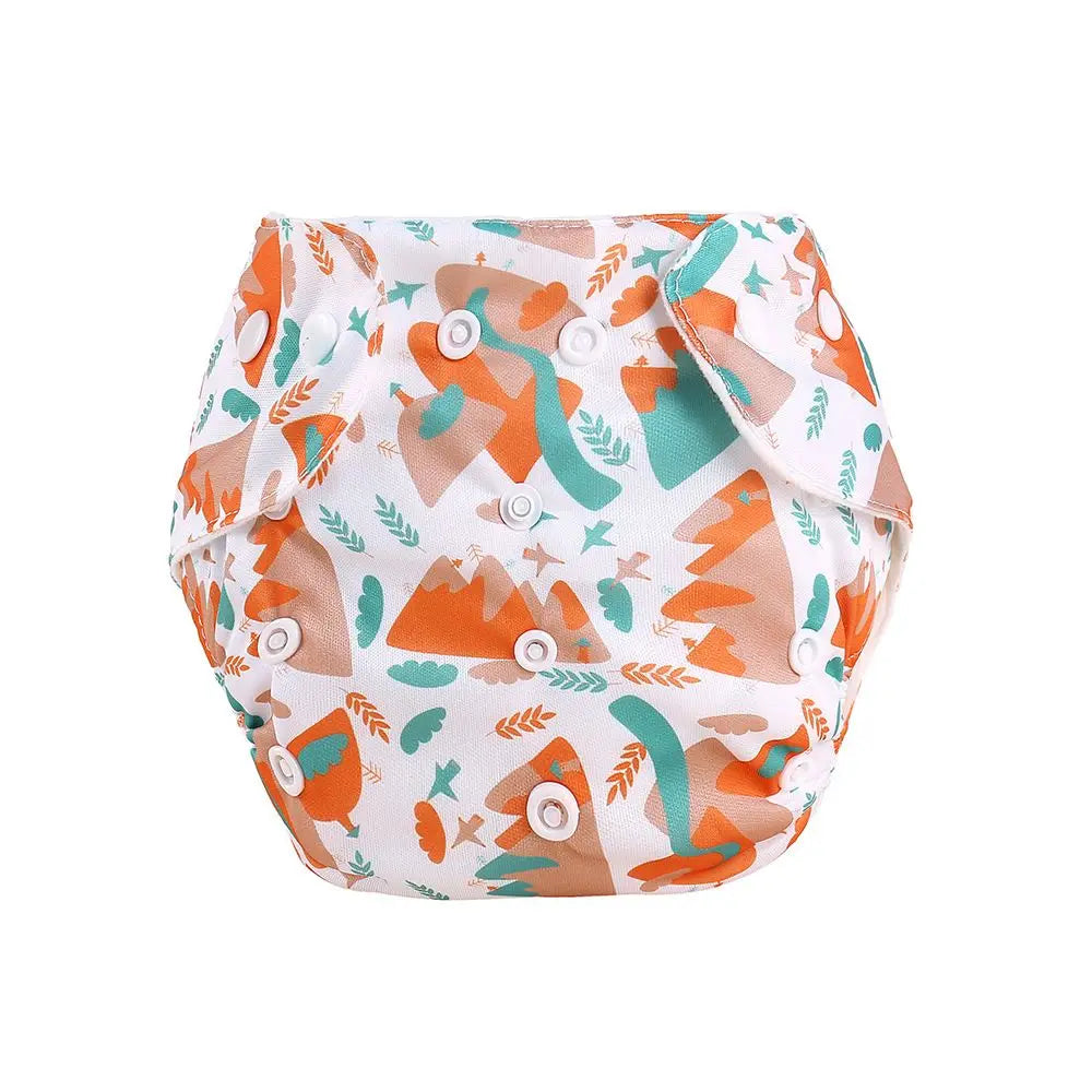 Eco-Friendly Reusable Cotton Cloth Diapers with Adjustable Fit