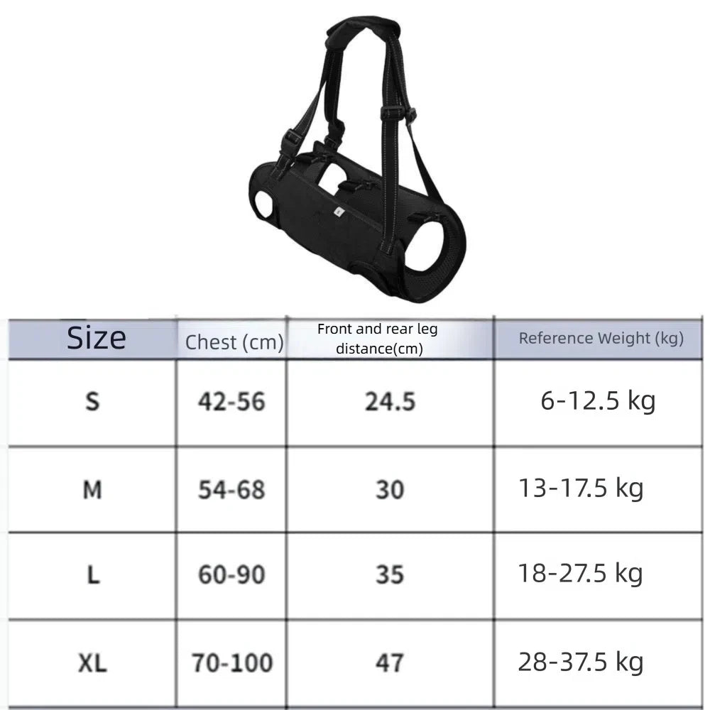 Dog Lift Harness with Handle for Mobility Support