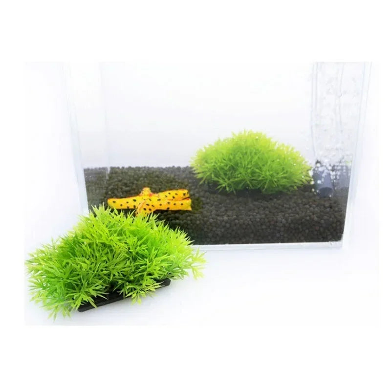 Artificial Aquarium Plants for Fish Tank Decor (6 cm)