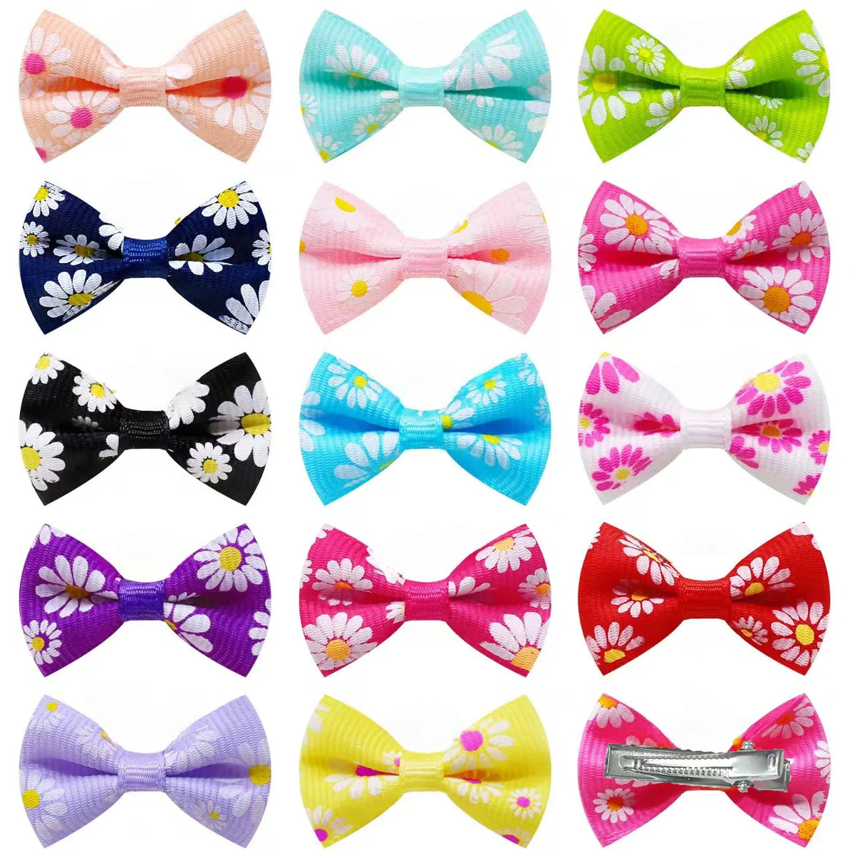 Pet Hair Bow Clips for Dogs and Cats