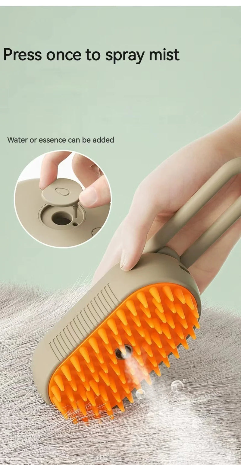 3-in-1 Haustier-Bürste für Hunde & Katzen