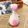 Latex Dog Toy Squeaky Elephant Cow Rubber Interactive Chew Toy