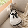 Ribbed Sleeveless Pet Vest with Bow Knot for Small Dogs and Cats