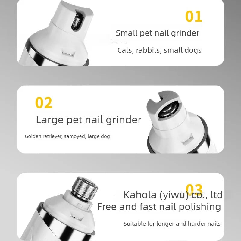 LED Display Pet Nail Grinder for Dogs and Cats