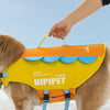 Adjustable Dog Life Jacket with Reflective Trim for Swimming and Water Safety
